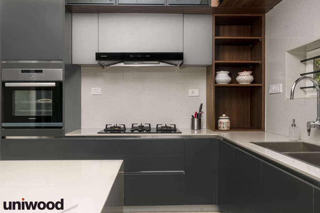 Discover culinary sophistication with our modern kitchen design