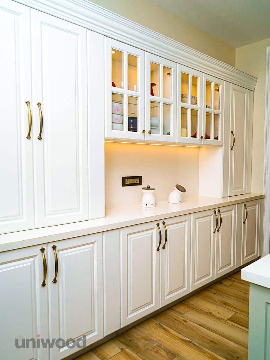 Timeless Elegance: Classic White Wooden Cabinets